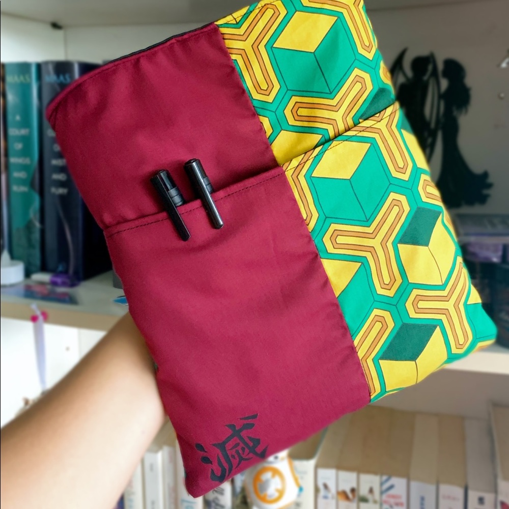 Book Sleeve | Demon Slayer | Anime kimono design